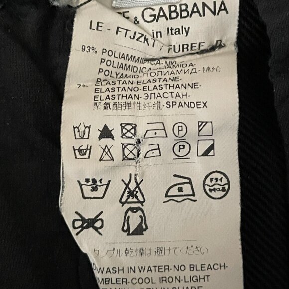 Dolce & Gabbana Black Equestrian Riding Style pants-Size 4- Made in Italy - Picture 9 of 10